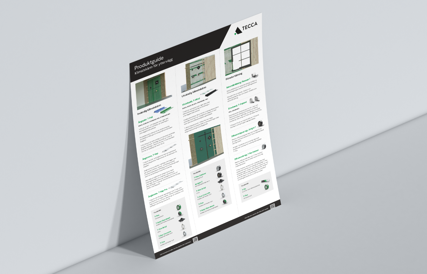 Produktguide klimatskärm för yttervägg