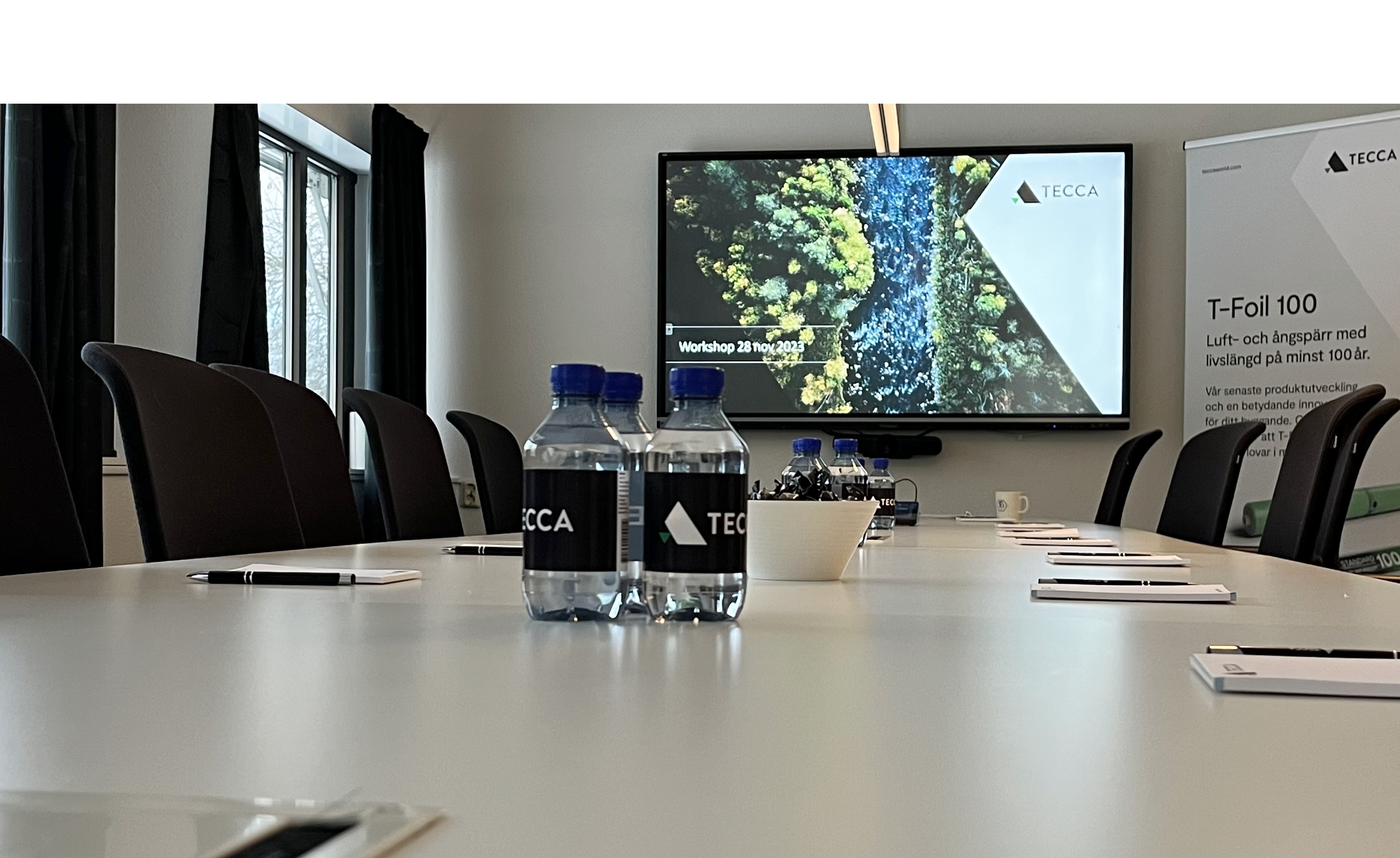 Workshop i hållbart byggande på vårt kontor i Vetlanda