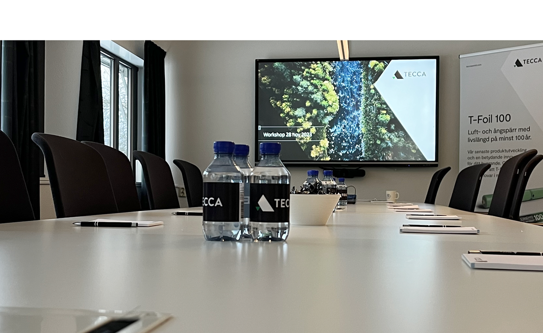 Workshop i hållbart byggande på vårt kontor i Vetlanda