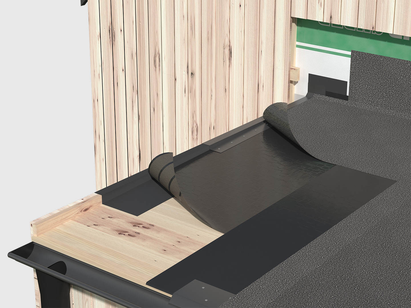 Balkongmembran självklistrande